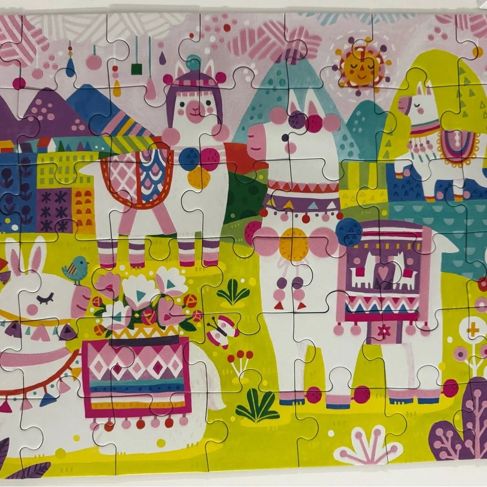 Fuzzy Puzzle - Llama Land